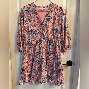 New this spring! Swing dress from Loft in a chintz print of 100% cotton.